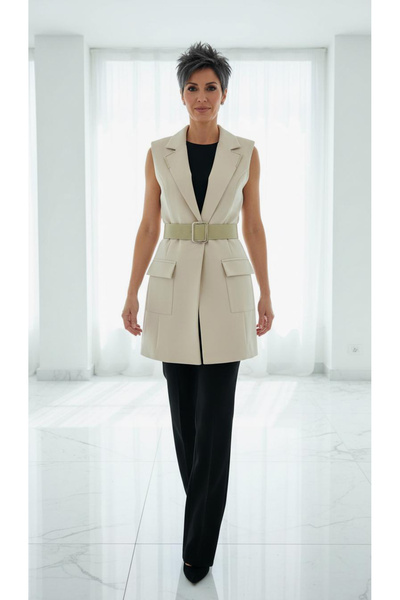 dml giyim Crepe Vest