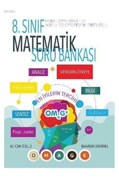 Omage Yayınları Nartest Yayınları 8. Sınıf LGS Omage Matematik Soru Bankası N...