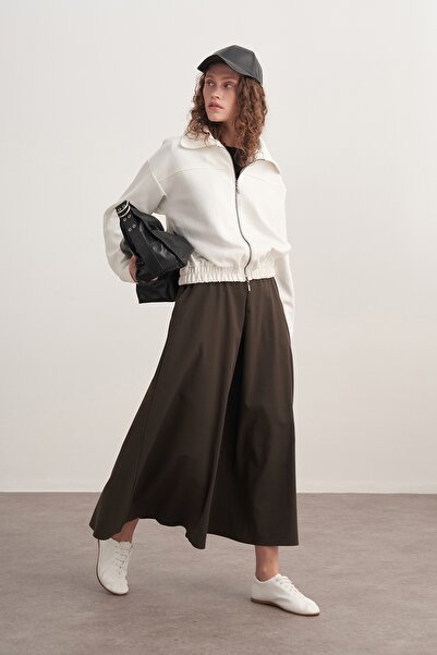 EBU Prive Γυναικείο Μπουφάν Interlock Bomber Ecru