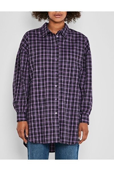 Noisy May Oversize Shirt, Purple