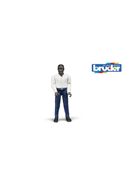 Bruder male figure with dark blue pants