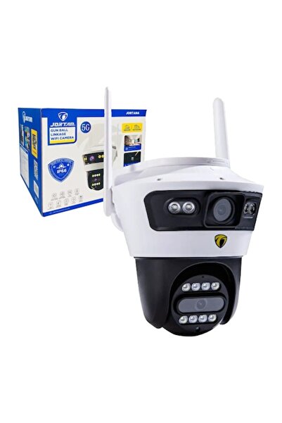 Jortan Dual Outdoor Camera 3MP Wi-Fi/Wired IP66 Night Vision Auto-Tracking