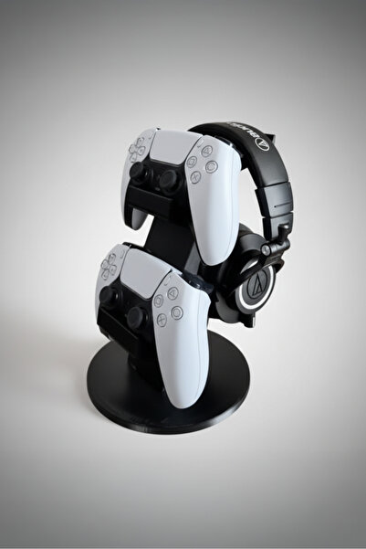 OEM PlayStation5 Controller and Headset Dual Holder, Organizer Stand, Black