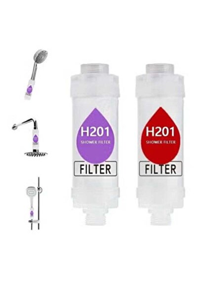 Hope 2 Pcs Vitamin C Shower Filter - Removes Chlorine & Fluoride, Bead Filtration, Cherry Blossom