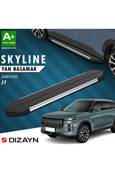 S Dizayn Jaecoo J7 Skyline Krom Yan Basamak 183 Cm 2023 Üzeri A+ Kalite JA-JA...