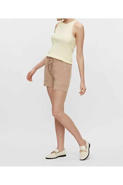 PIECES Shorts, Cream