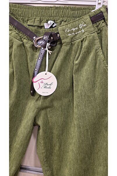 Park Moda Belted Velvet Trousers