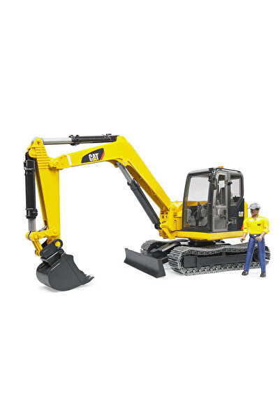 Bruder CAT Mini Excavator with Worker