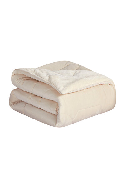 HOURS Livory double-sided winter bedspread with faux fur and velvet, suitable for a 200x200cm double bed, 8-piece set (Liana-06)