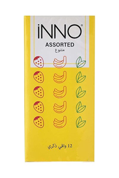 Inno Condoms 12-Pieces, Assorted