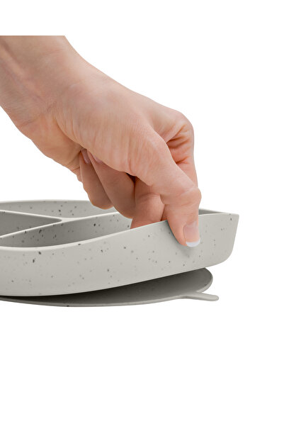 Kikka Boo Compartmented Suction Plate for Babies 600 ml, Sand
