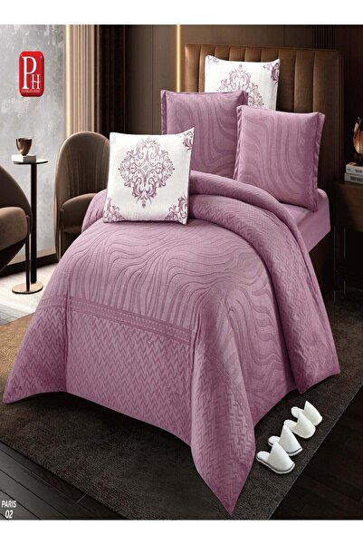 panorama home Luxury 10-piece velvet duvet set for double bed (260x240 cm duvet)