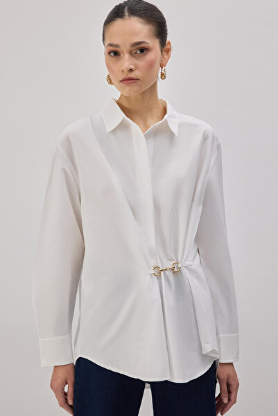 Touché Privé Poplin Shirt with Metal Accessories