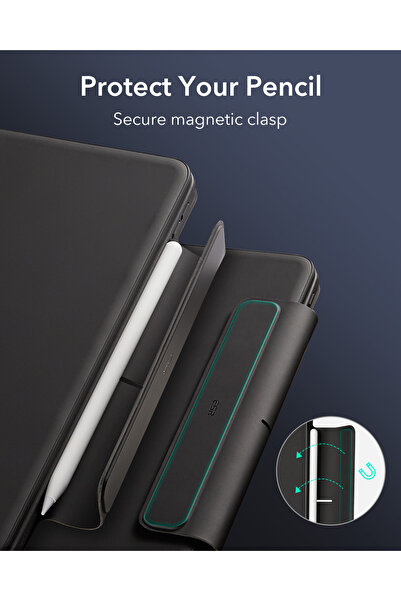 ESR iPad Pro 11 (2024, M4) Rebound Magnetic 360 Case with Keyboard