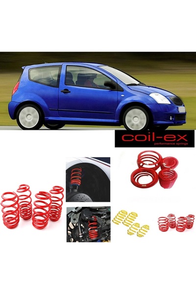 X POWER TUNİNG CİTROEN C2 2003-2009 COİL-EX 4.5 CM HELEZON SPOR YAY