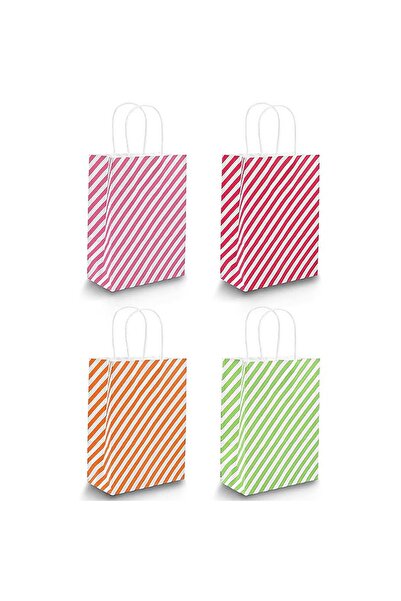 SONORH Комплект от 4 подаръчни торбички, 32*26*12 см, с празничен мотив, за р...