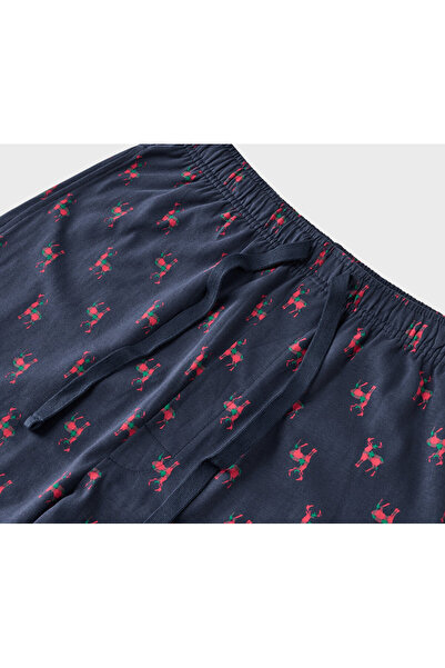 Tchibo Men's Pajamas, Red/Full. Printed