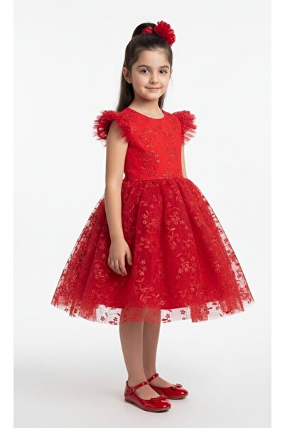 Mnk Baby&Kids Narince Girl's Evening Dress M00778 Red