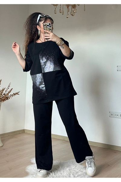 AZRA BUTİK Square Stone Set Large Size