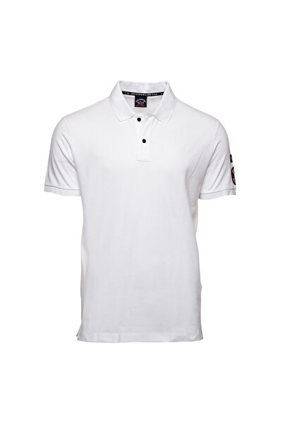 PAUL&SHARK MEN'S KNITTED POLOSHIRT C.WCOTTON