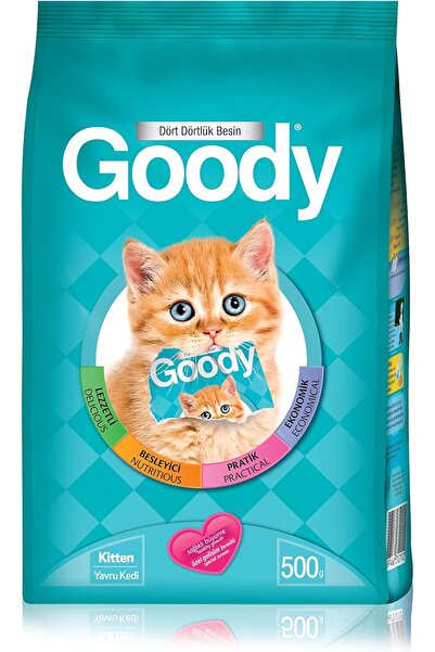 Goody KITTEN FOOD - Premium Kitten Dry Food, Beef Flavor, Balanced Nutrition, Energy and Taste - 500