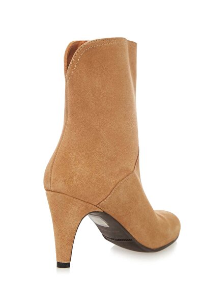 MANGATA Marian Beige Suede Ankle Boots