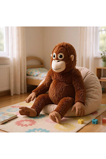 TIGOES Yumuşak Oyuncak Maymun Orangutan Peluş Oyuncak 66 Cm