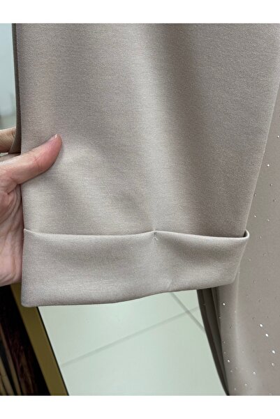 MİHRA STORE Fallon Tunic with Stone Pants Set-Ma5888 Stone