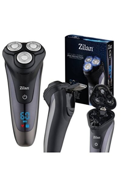 Zilan ZLN 8733 Electric Shaver, IPX6 Water Resistant, LED, Black
