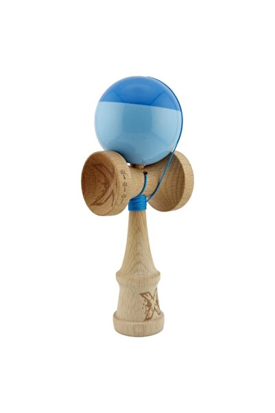 LEIBOO Kendama X, LEIBOO, Big Cups V2, 18 cm, Metal Bearing, Big Cups, 55 cm String, Blue Mix, bicolor