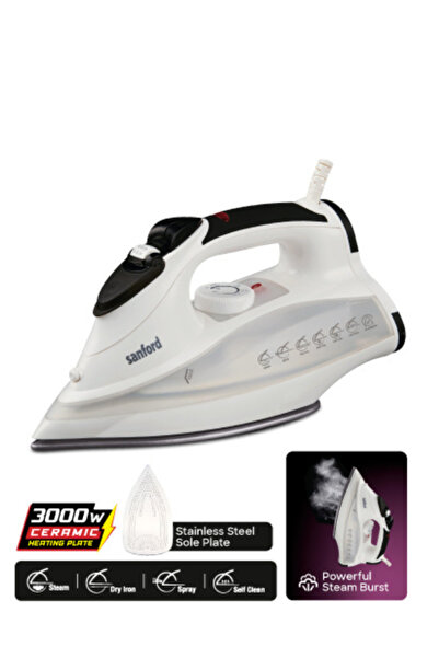 Sanford Sanford SF47SI Steam Iron – 3000 Watts – 390 ml Tank Capacity