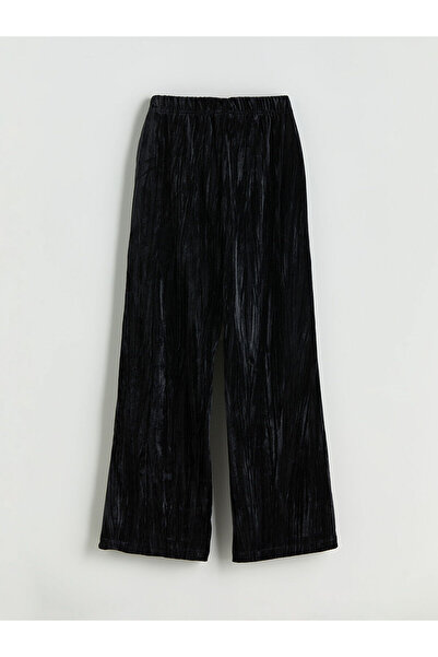 LC Waikiki بنطال رياضي مخملي بخصر مطاطي للفتيات