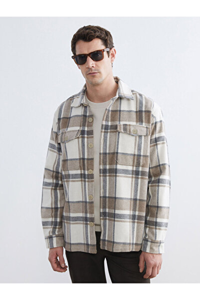 LC Waikiki Regular Fit Long Sleeve Plaid Men's Lumberjack Shirt