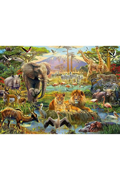 RAVENSBURGER Savannah Animals Puzzle, 200 Pieces