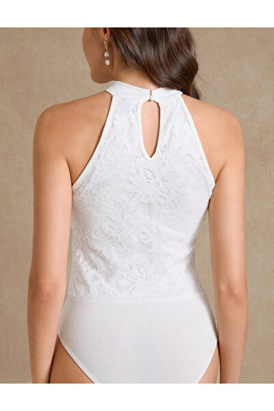 Sheya Shein bodysuit, white