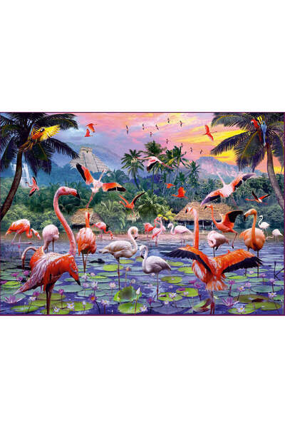 RAVENSBURGER Puzzle Flamingo, 1000 de piese -