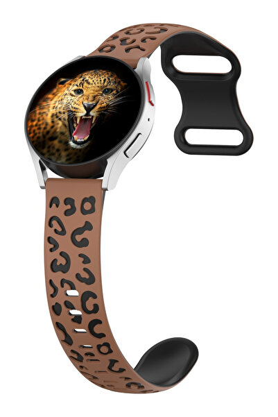 ceptego سوار ساعة شاومي ريدمي ووتش 5 أكتيف / لايت عالي الجودة بنمط جلد الفهد ...