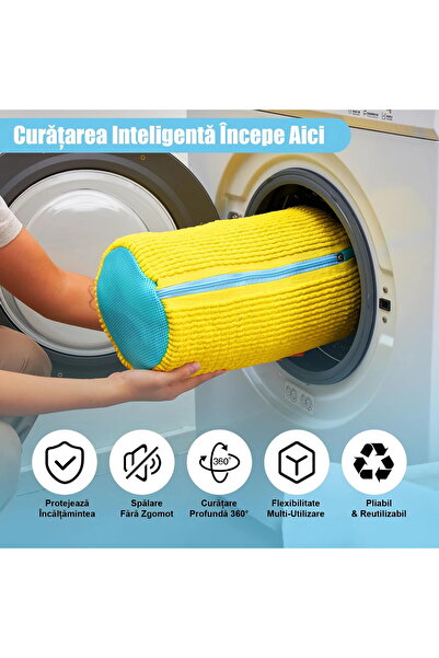 Next Trend Shoe Laundry Bag – Shoe Protection, Soft Fiber, Premium Zipper, 39 x 19 cm