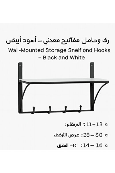Generic Wall shelf with hanging hardware