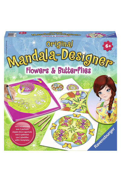 RAVENSBURGER Mandala Creation Set Flowers and Butterflies