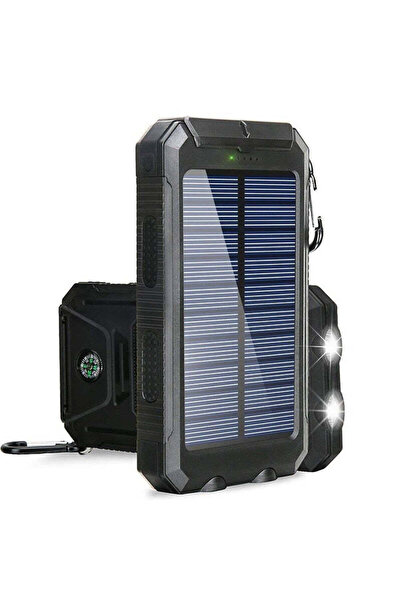 Reflection Vision External Solar Power Bank, Plastic/Silicone, 8000 mAh
