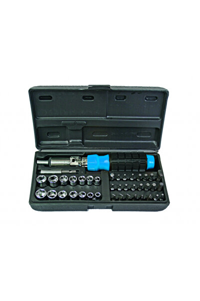 BASIC Screwdriver with bits and socket set, 40 pcs