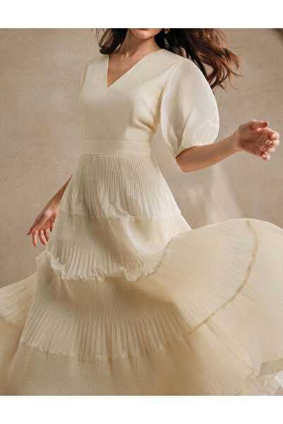 Sheya Shein Anewsta maxi dress, cream