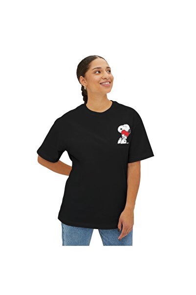 mrmubomen Unisex Snoopy Women Oversized Cotton Tshirt