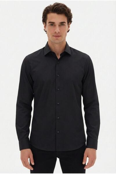 Efor GK 2025 GÖMLEK Slim SİYAH