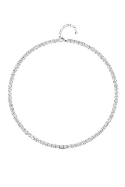 Atelier Duygu 4MM | Choker Round Cut Su Yolu Kolye