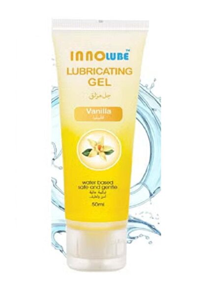 InnoLube Lubricating Gel Vanilla Water Based Safe And Gentle 50 ml