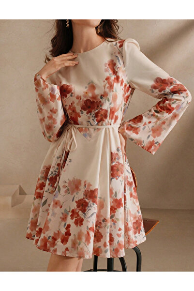 Sheya Shein mini dress, cream