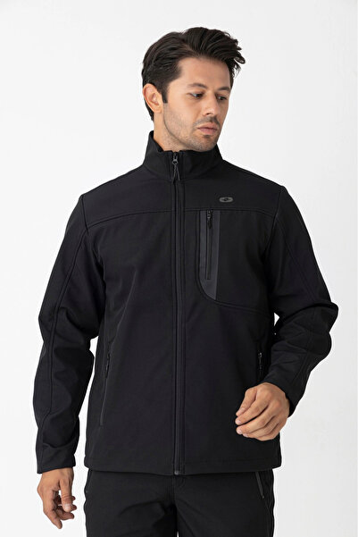 Crozwise Men's Softshell Coat Black 5039-10