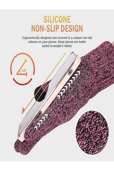 OEM Rose xnova women's thermal knit gloves with fleece lining, size l-xl